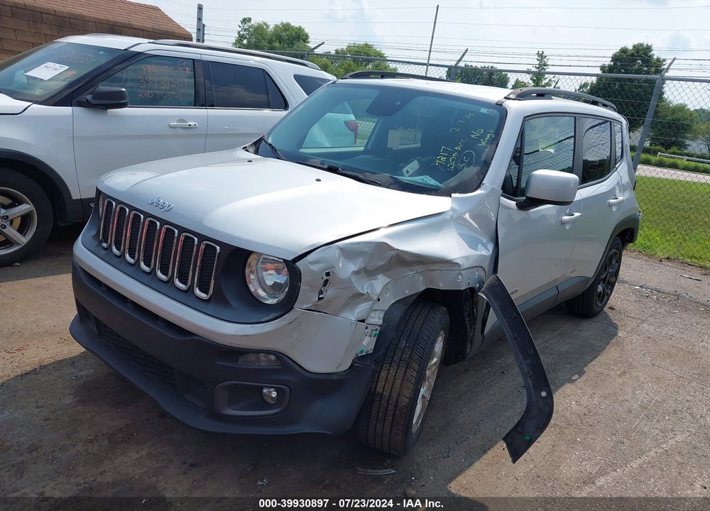 2015 JEEP RENEGADE LATITUDE VIN: ZACCJABT8FPB27217