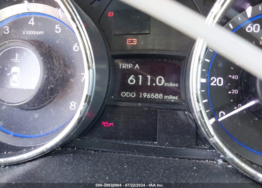 2012 HYUNDAI SONATA GLS VIN: 5NPEB4AC1CH432412