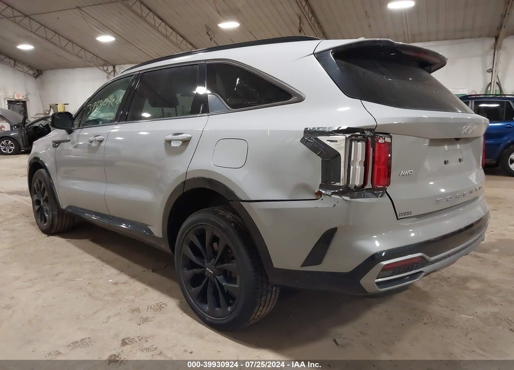 2022 KIA SORENTO SX VIN: 5XYRKDLF8NG160489