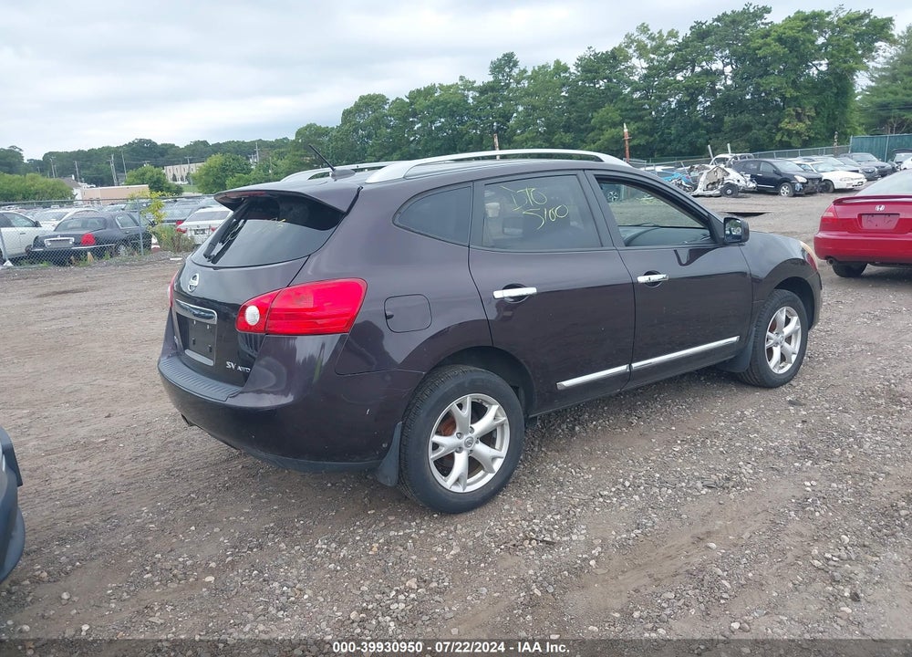 2011 NISSAN ROGUE SV VIN: JN8AS5MVXBW281293