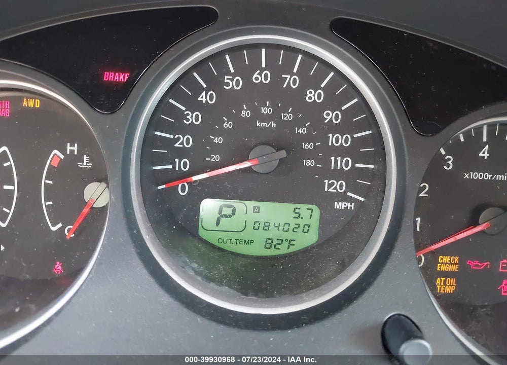 2005 SUBARU FORESTER 2.5XS L.L. BEAN VIN: JF1SG67685H741545