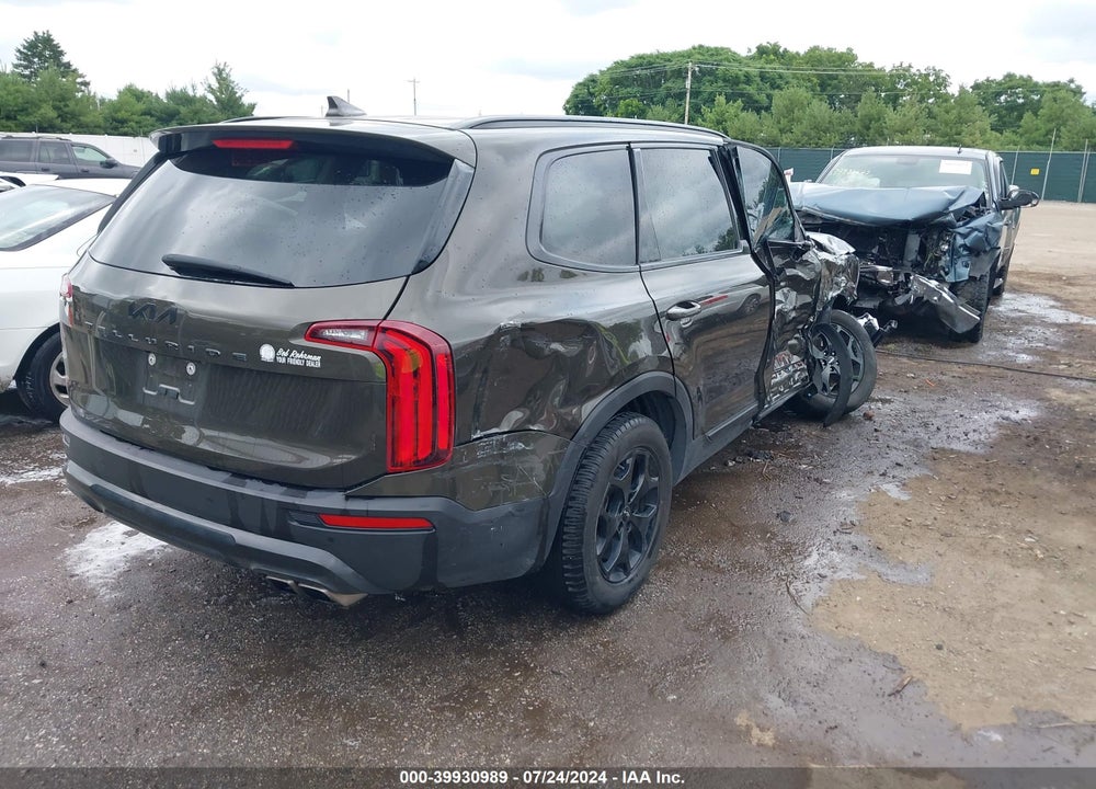 2022 KIA TELLURIDE EX VIN: 5XYP34HC5NG244188