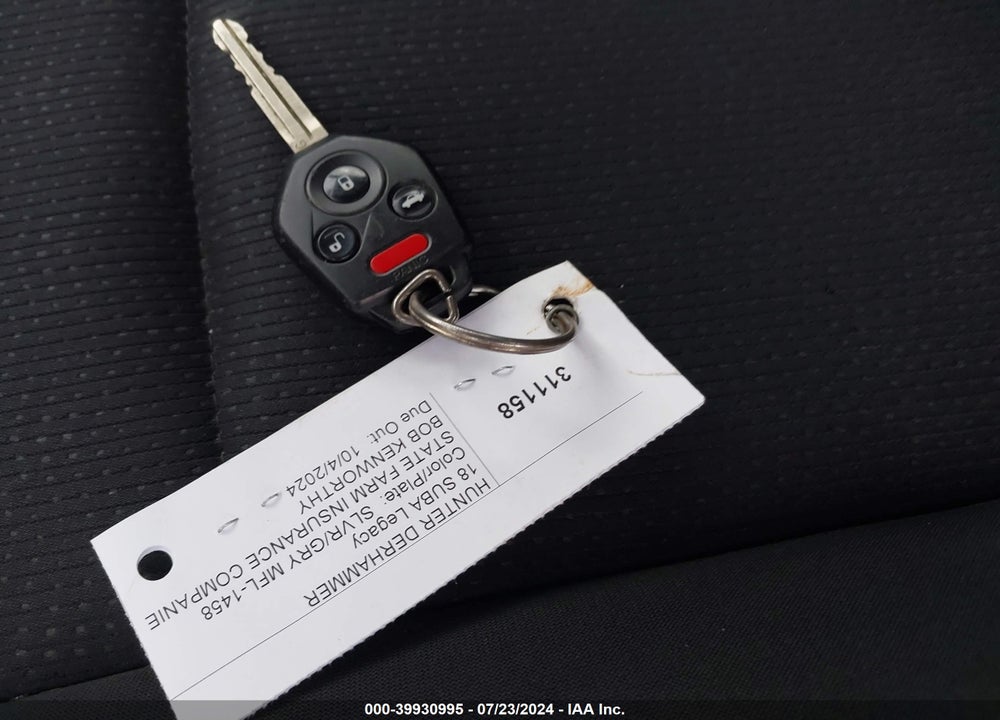 2018 SUBARU LEGACY 2.5I VIN: 4S3BNAB66J3018231