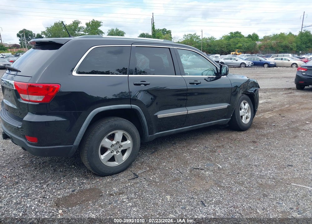 2012 JEEP GRAND CHEROKEE LAREDO VIN: 1C4RJFAG6CC170644