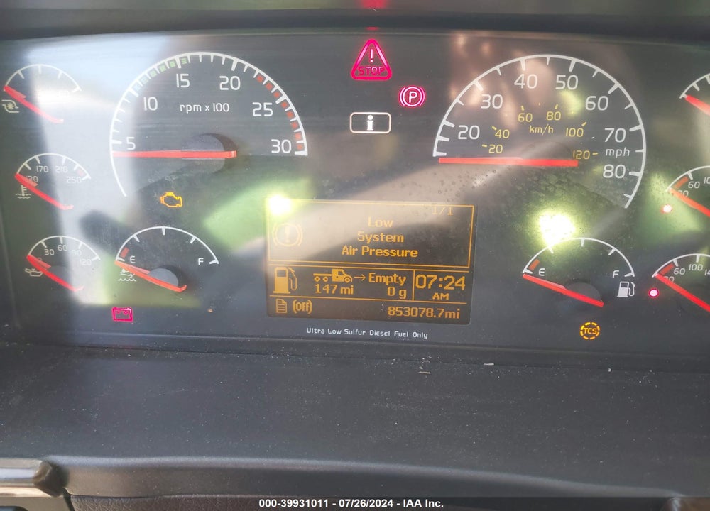 2014 VOLVO VN VNL VIN: 4V4NC9EH5EN169204