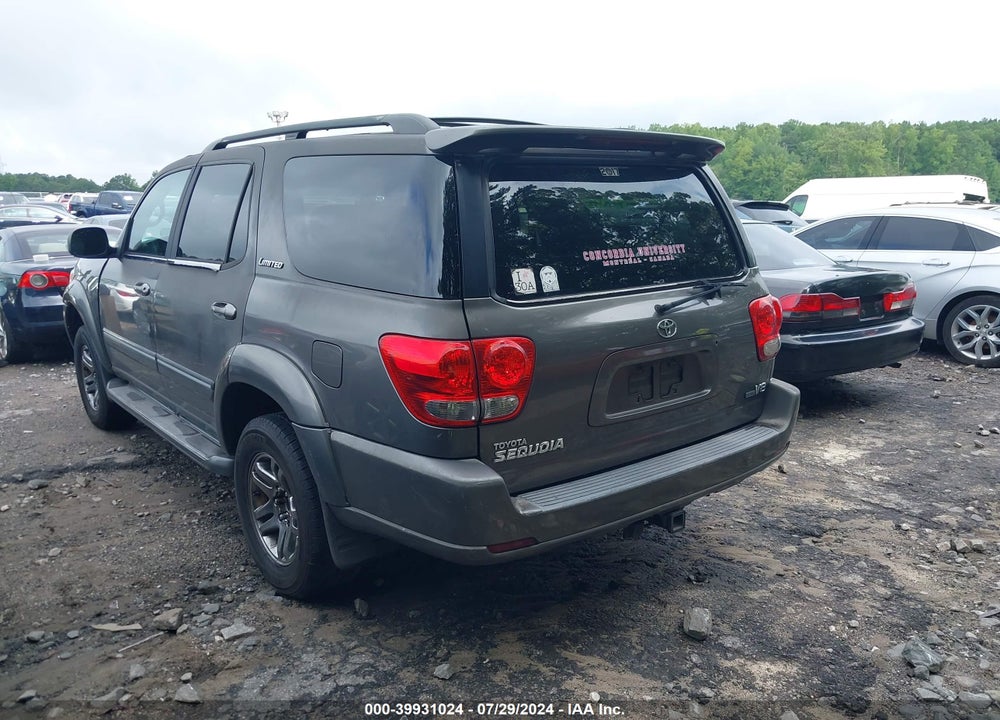 2006 TOYOTA SEQUOIA LIMITED V8 VIN: 5TDZT38A46S265992