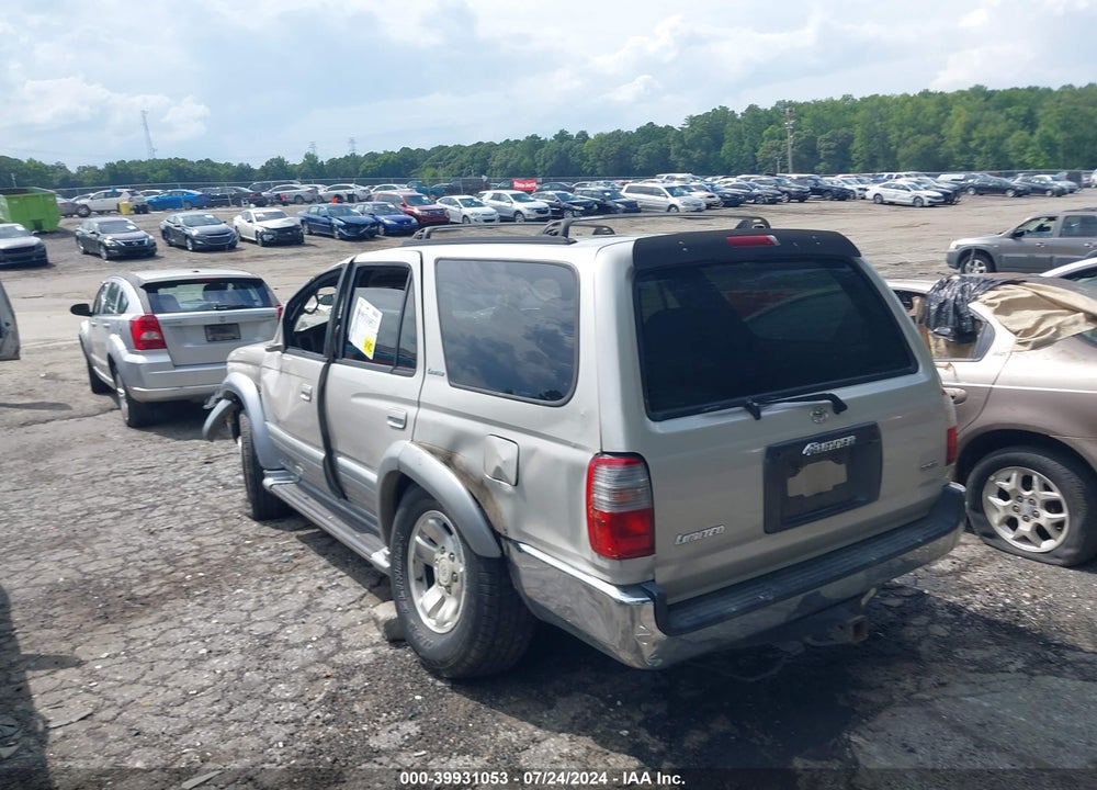 1998 TOYOTA 4RUNNER SR5 V6 LIMITED VIN: JT3GN87R4W0089880