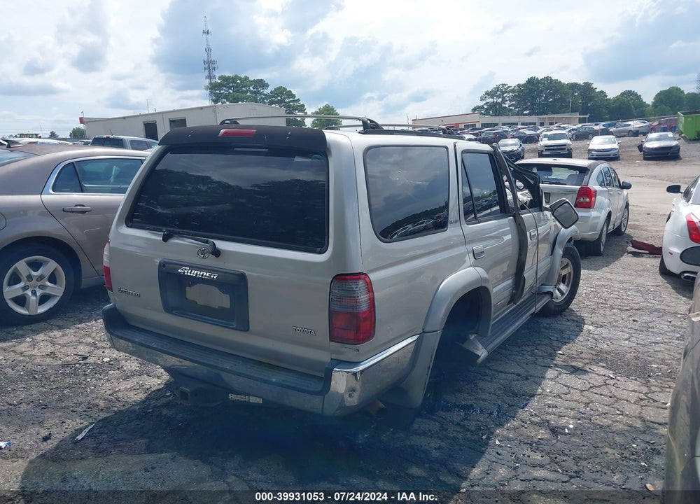 1998 TOYOTA 4RUNNER SR5 V6 LIMITED VIN: JT3GN87R4W0089880