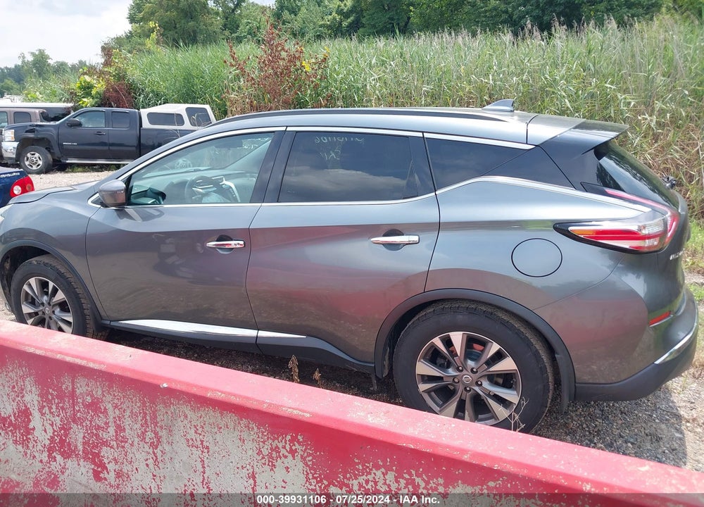 2016 NISSAN MURANO PLATINUM/S/SL/SV VIN: 5N1AZ2MH9GN150199