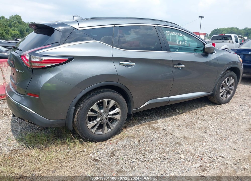 2016 NISSAN MURANO PLATINUM/S/SL/SV VIN: 5N1AZ2MH9GN150199