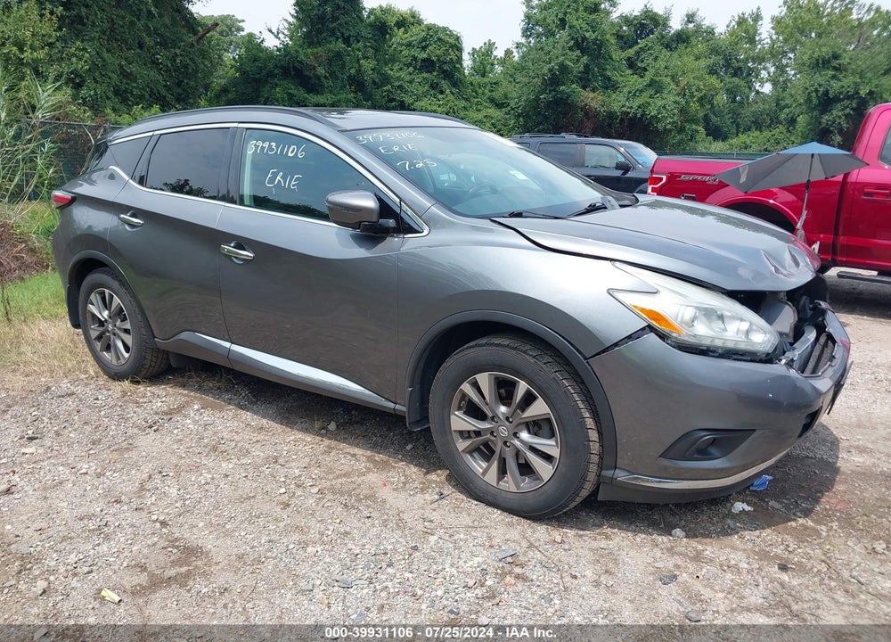 2016 NISSAN MURANO PLATINUM/S/SL/SV VIN: 5N1AZ2MH9GN150199