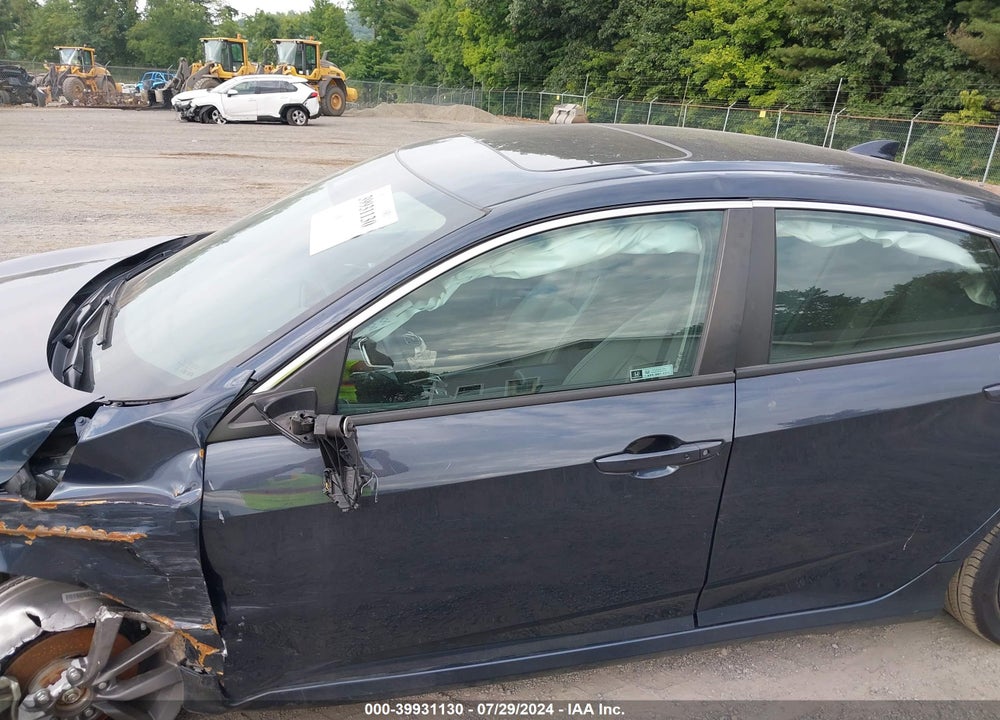 2021 HONDA CIVIC EX-L VIN: 19XFC1F72ME011493