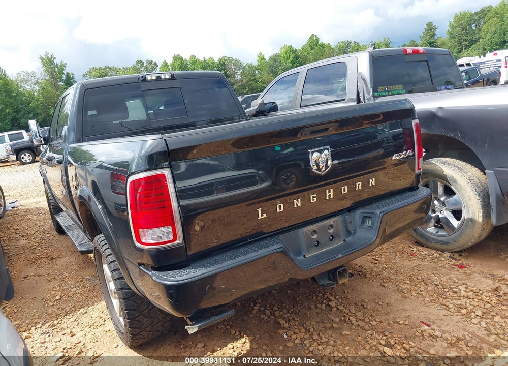 2018 RAM 2500 LONGHORN 4X4 6'4 BOX VIN: 3C6UR5GL0JG406062