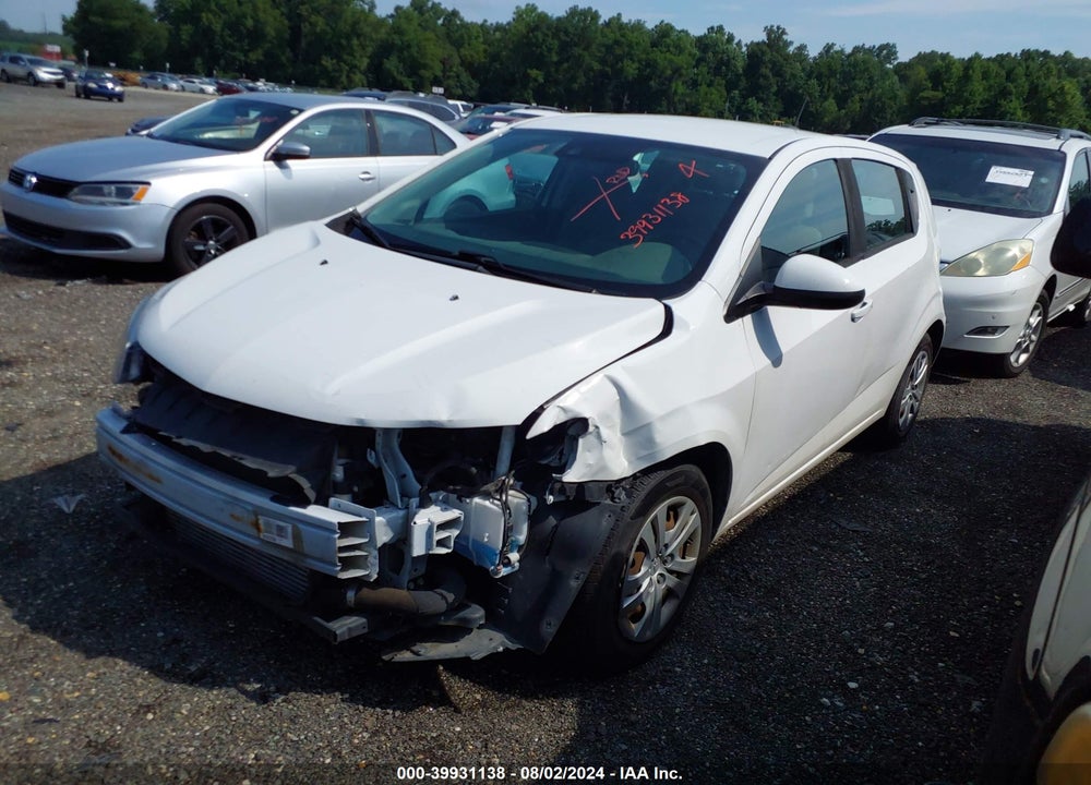 2019 CHEVROLET SONIC LT AUTO VIN: 1G1JG6SB1K4128091