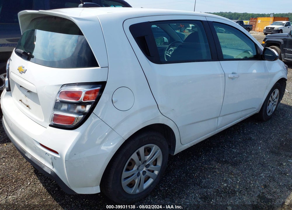 2019 CHEVROLET SONIC LT AUTO VIN: 1G1JG6SB1K4128091