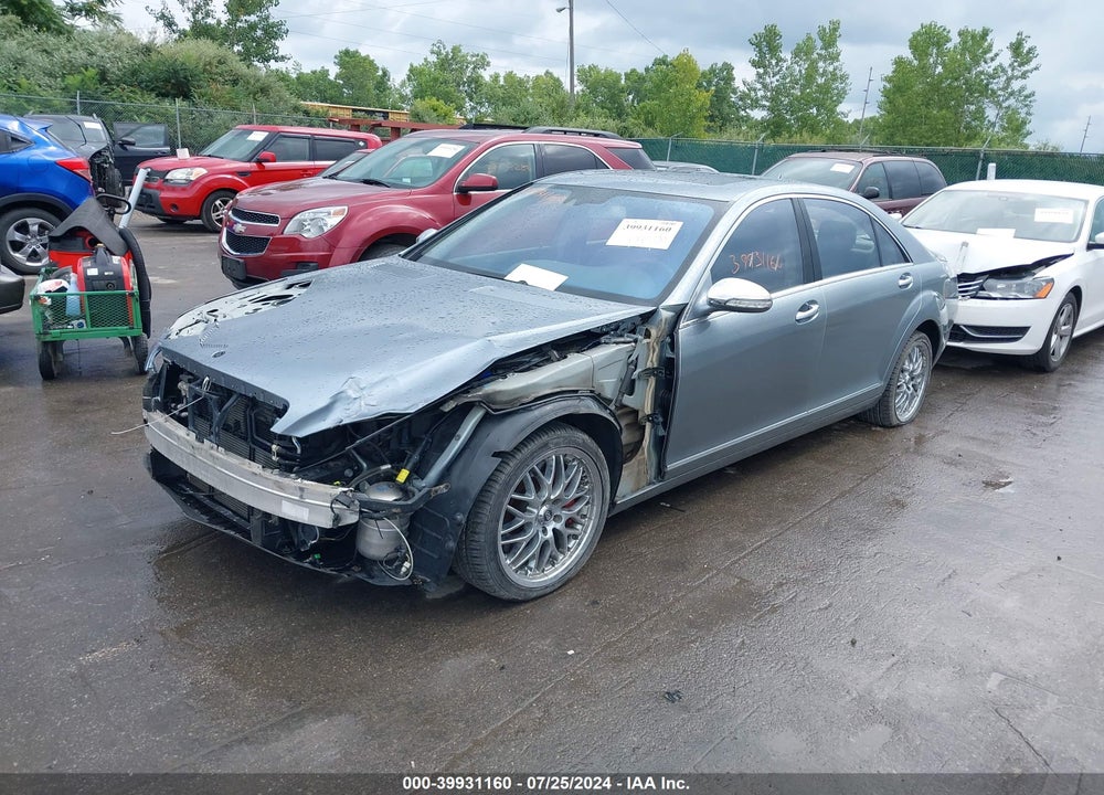 2008 MERCEDES-BENZ S 550 4MATIC VIN: WDDNG86X78A160425