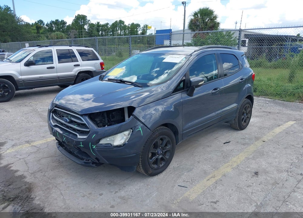 2018 FORD ECOSPORT SE VIN: MAJ3P1TE4JC183902
