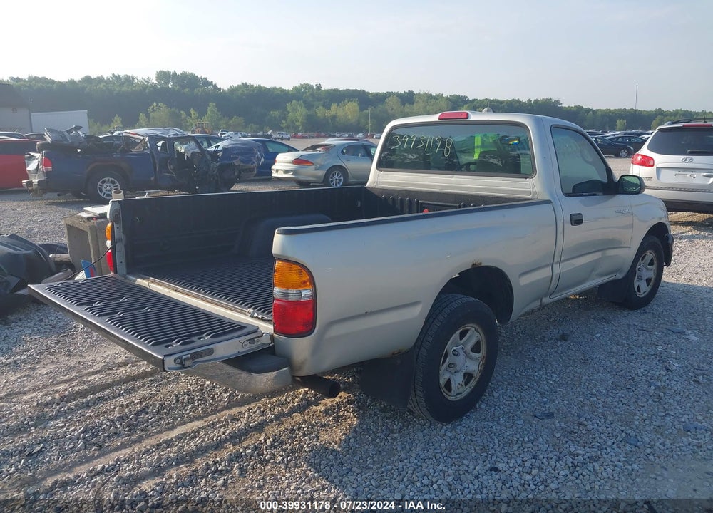 2002 TOYOTA TACOMA VIN: 5TENL42N92Z043106