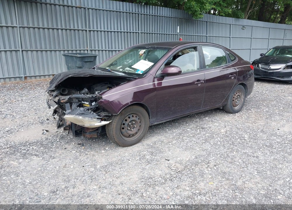 2008 HYUNDAI ELANTRA GLS/SE VIN: KMHDU46D48U407004