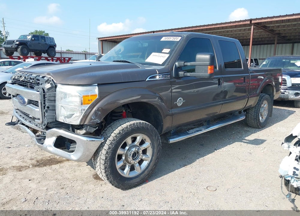 2015 FORD F-250 LARIAT VIN: 1FT7W2BT6FEA95403