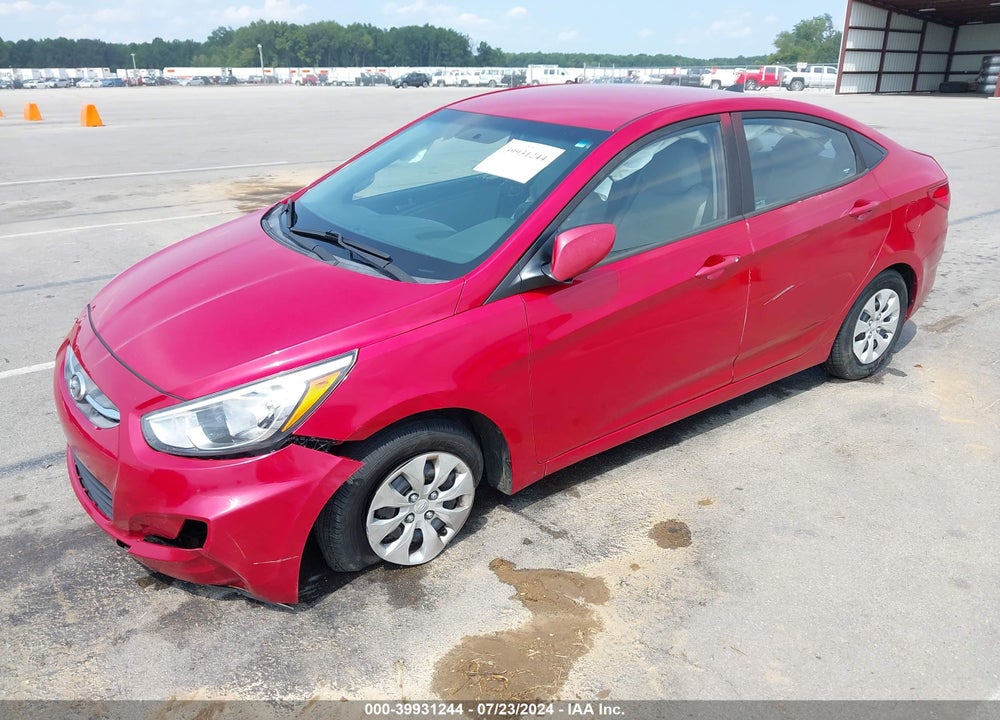 2016 HYUNDAI ACCENT VIN: KMHCT4AE5GU074227