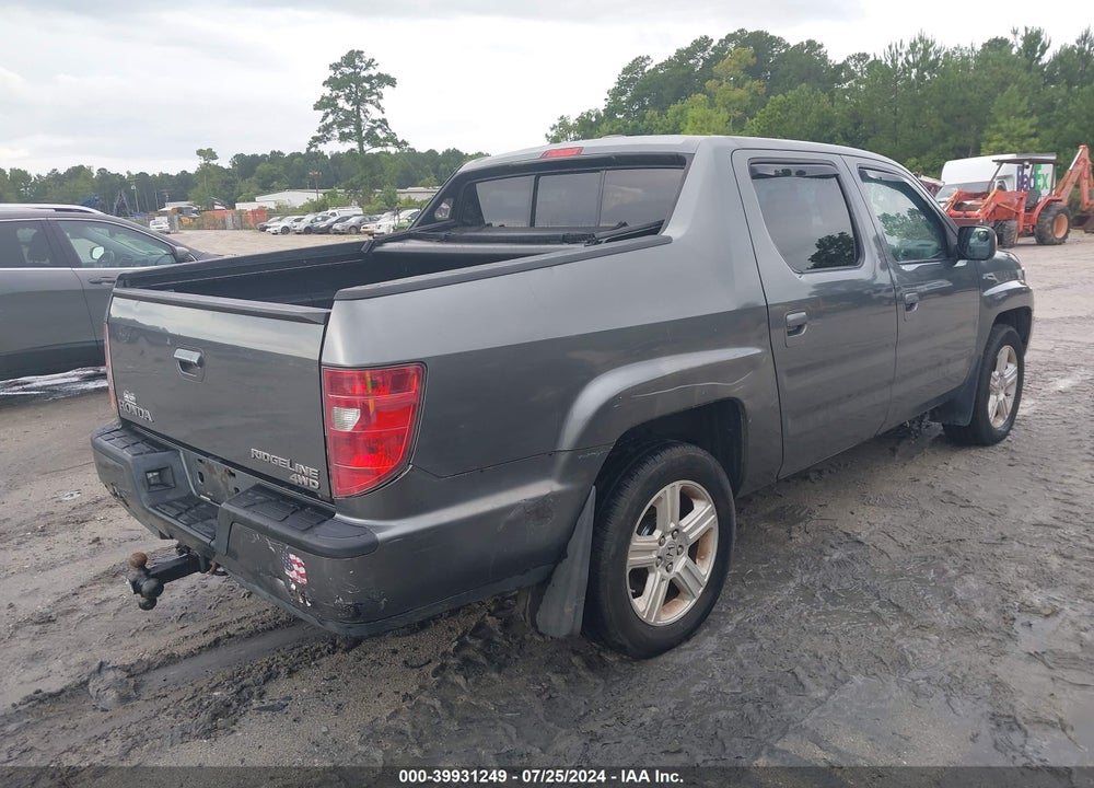 2009 HONDA RIDGELINE RTL VIN: 2HJYK16569H502134