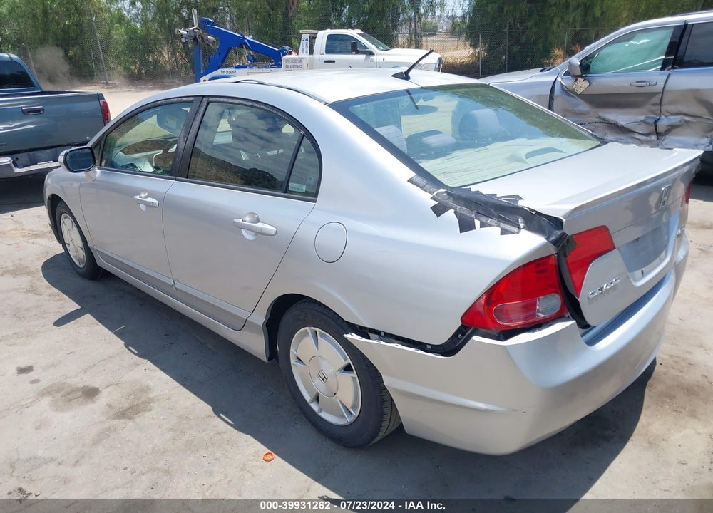 2008 HONDA CIVIC HYBRID VIN: JHMFA36218S015946