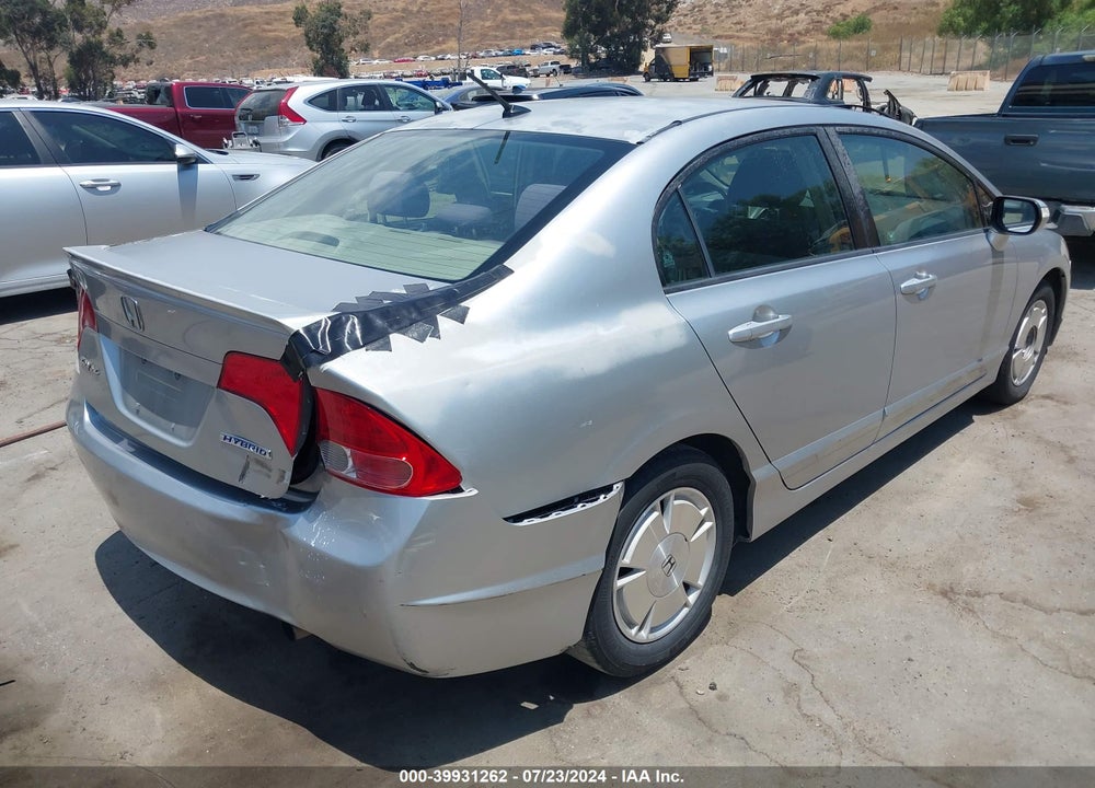 2008 HONDA CIVIC HYBRID VIN: JHMFA36218S015946