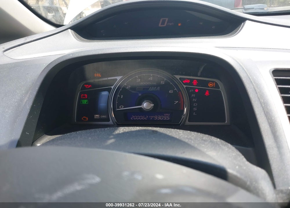 2008 HONDA CIVIC HYBRID VIN: JHMFA36218S015946
