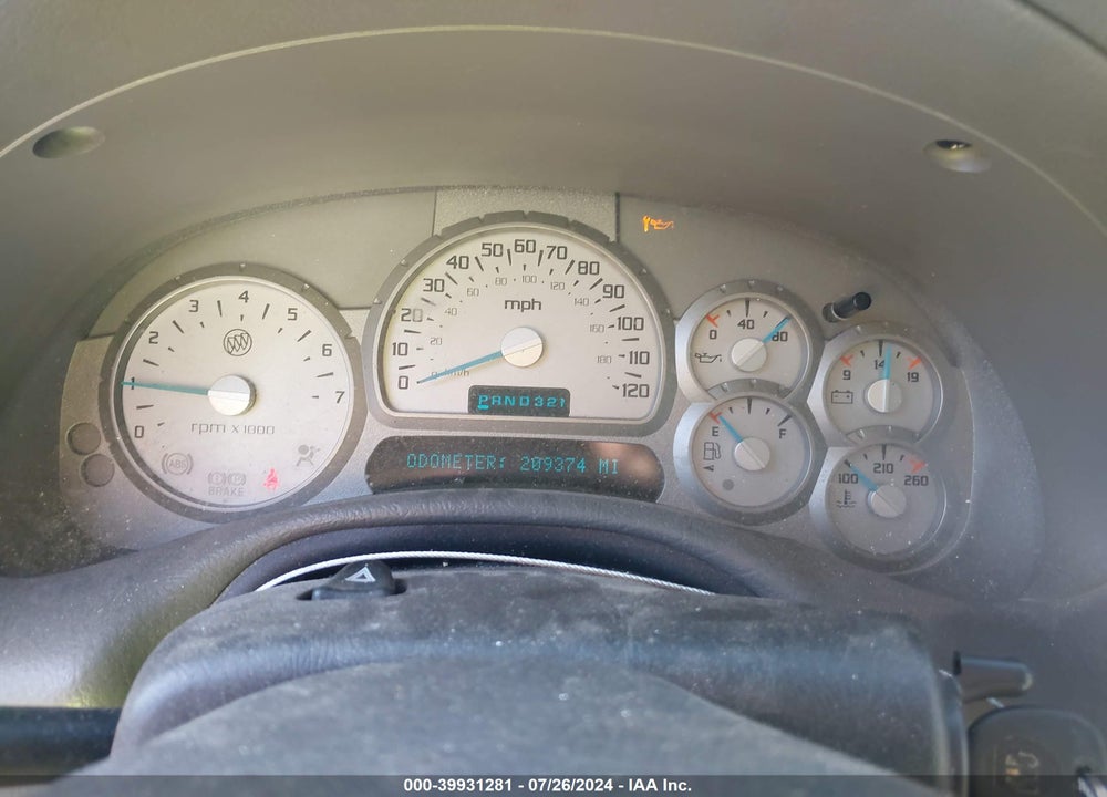 2004 BUICK RAINIER CXL PLUS VIN: 5GAET13P442279590