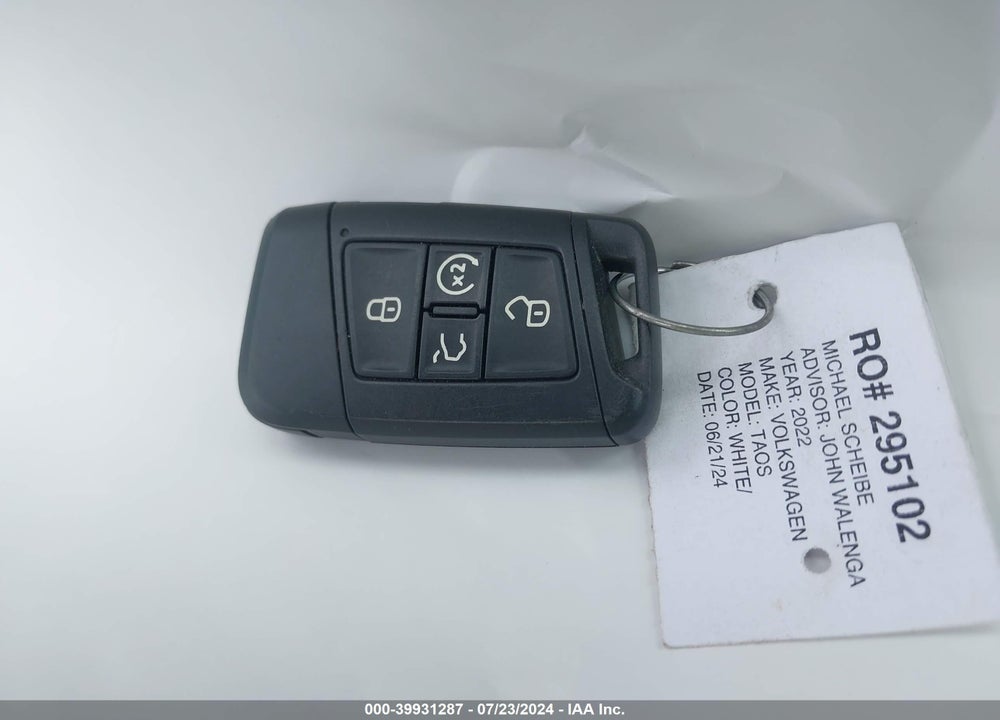 2022 VOLKSWAGEN TAOS 1.5T SE VIN: 3VVPX7B27NM091193