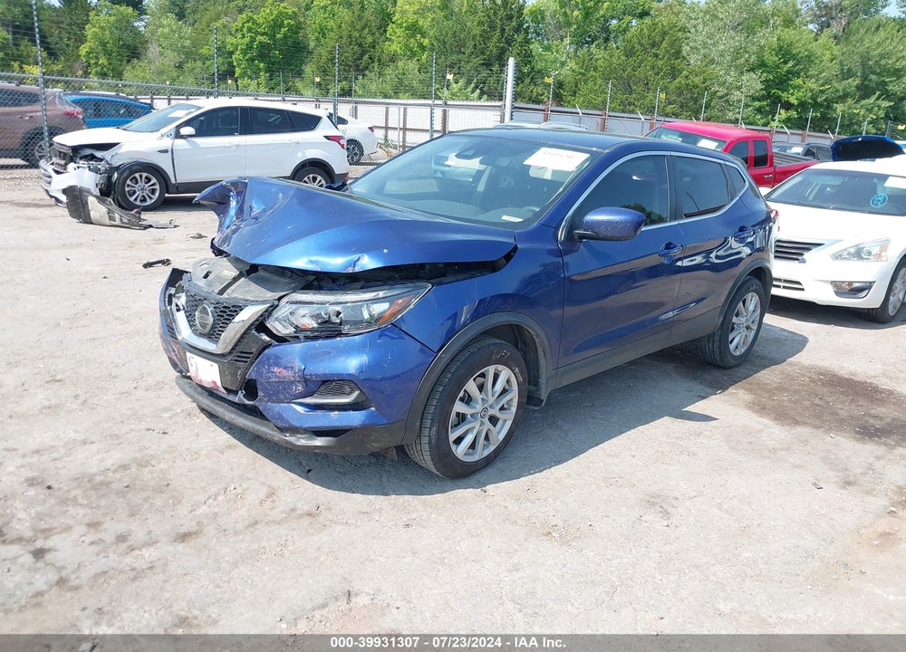 2022 NISSAN ROGUE SPORT S FWD XTRONIC CVT VIN: JN1BJ1AV9NW341863