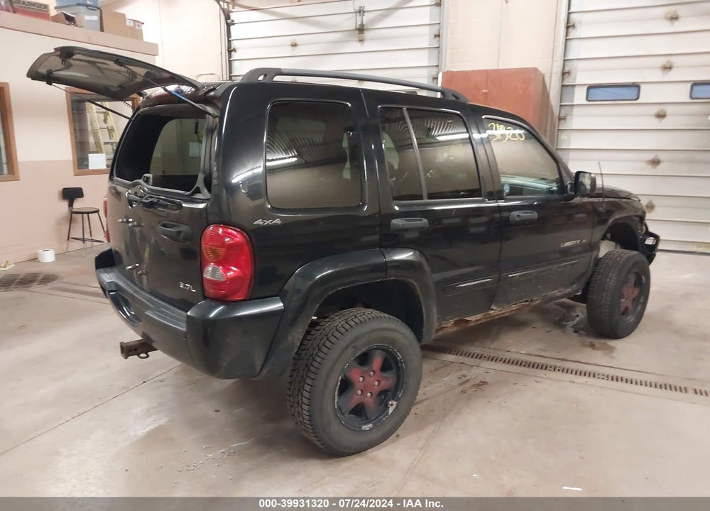 2002 JEEP LIBERTY LIMITED EDITION VIN: 1J4GL58K52W147904