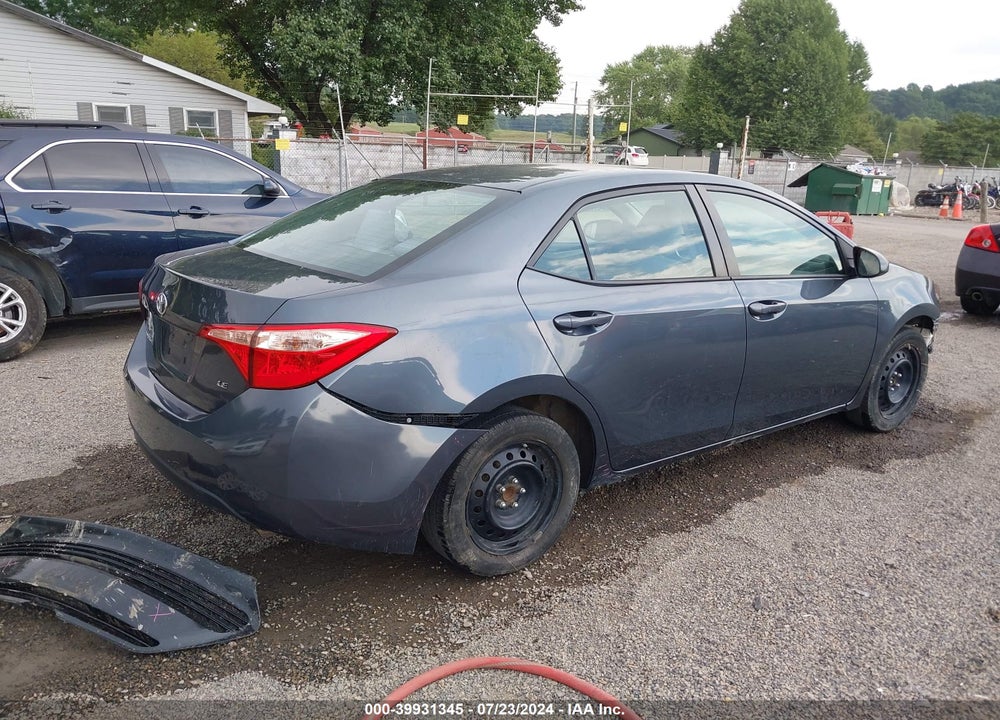 2017 TOYOTA COROLLA LE VIN: 2T1BURHE6HC749565