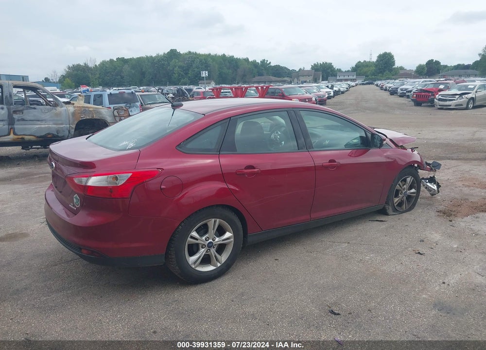 2014 FORD FOCUS SE VIN: 1FADP3F25EL252619