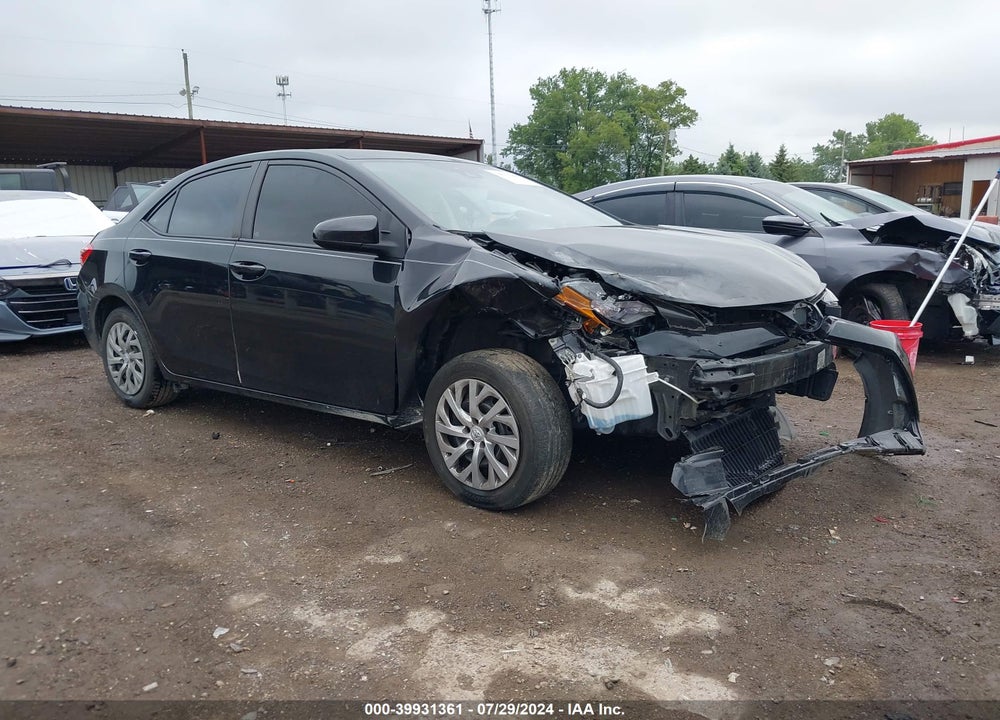 2019 TOYOTA COROLLA LE VIN: 2T1BURHE2KC181161