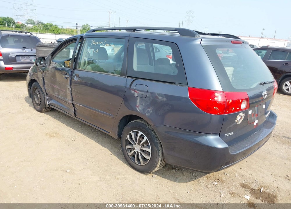 2009 TOYOTA SIENNA CE VIN: 5TDZK23C79S262448