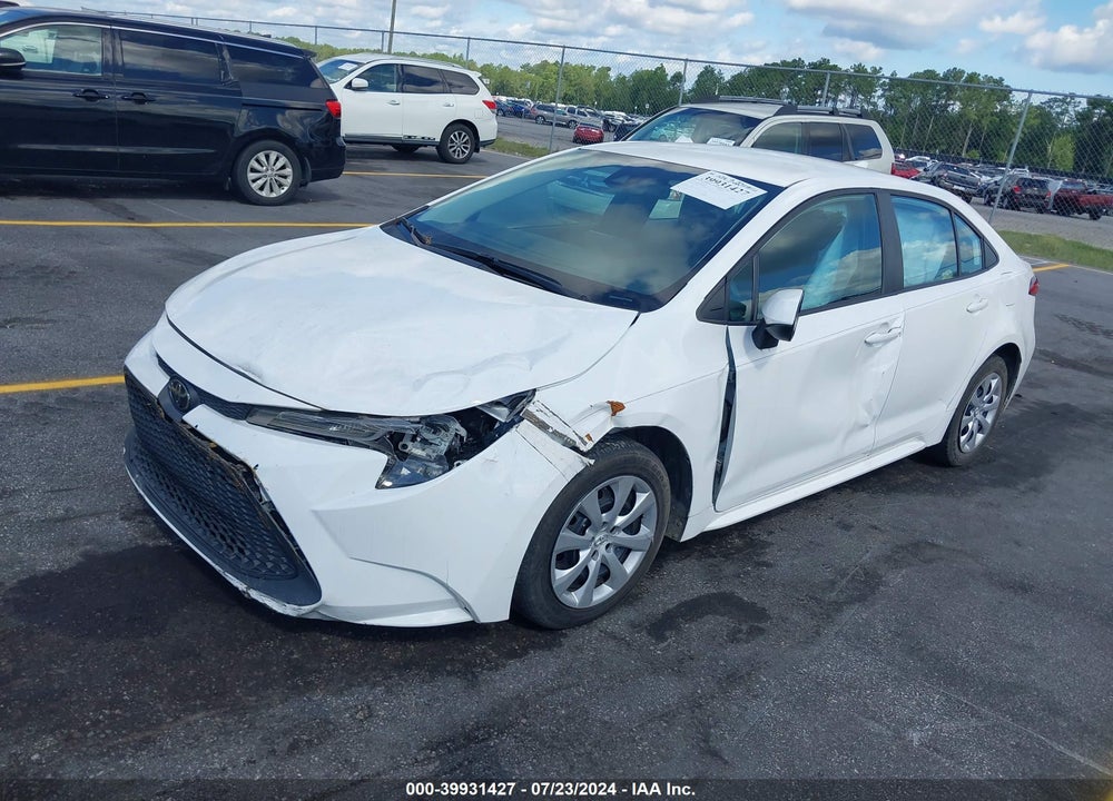 2022 TOYOTA COROLLA LE VIN: 5YFEPMAE2NP298471