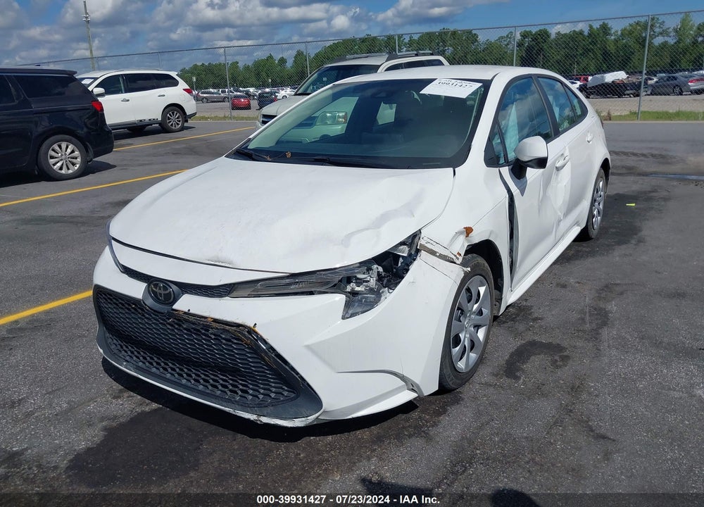 2022 TOYOTA COROLLA LE VIN: 5YFEPMAE2NP298471