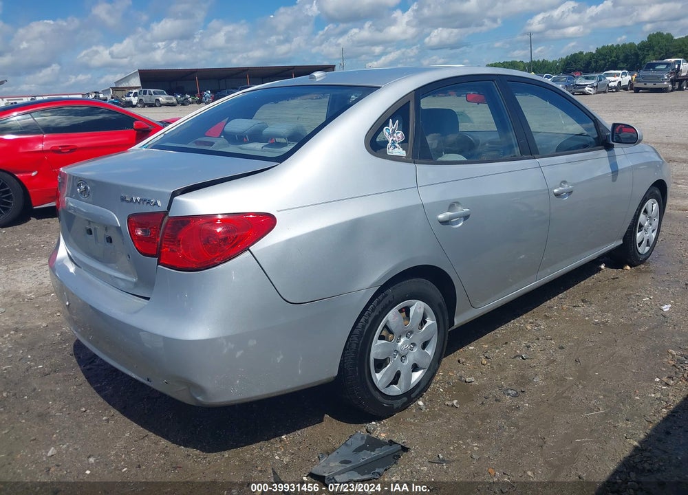 2008 HYUNDAI ELANTRA GLS/SE VIN: KMHDU46D08U512039