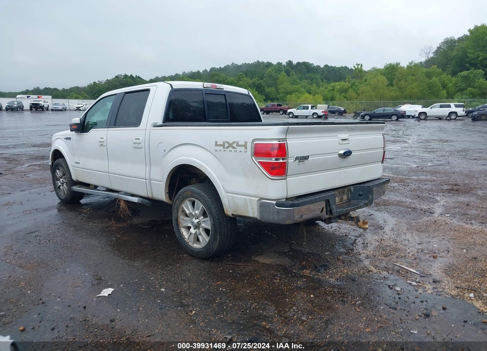 2013 FORD F-150 LARIAT VIN: 1FTFW1ET6DFC09960