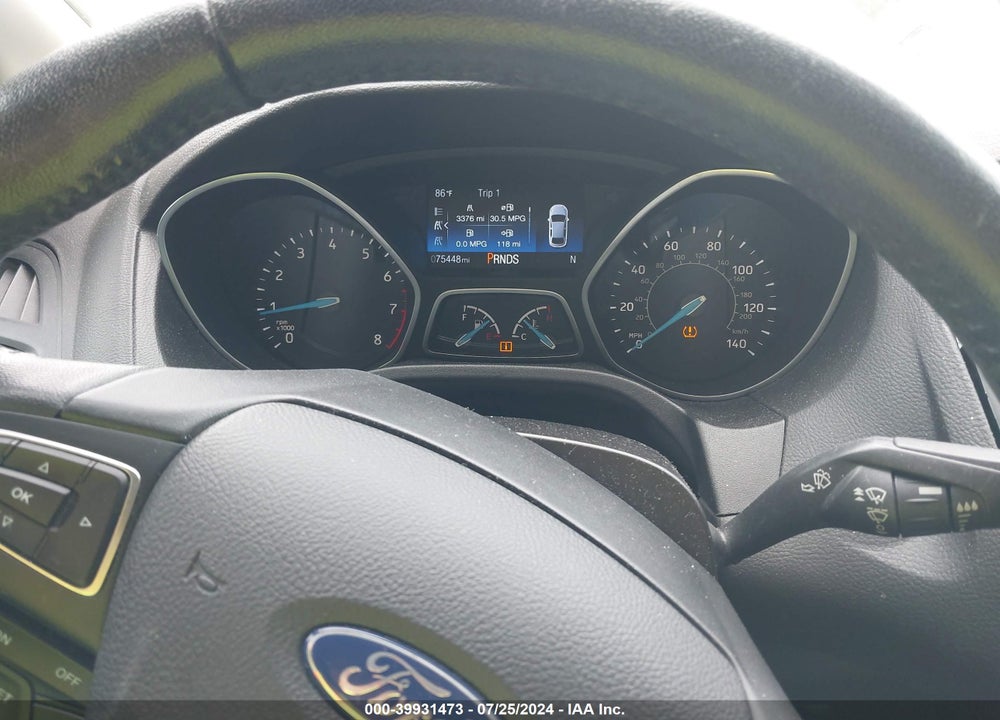 2017 FORD FOCUS SEL VIN: 1FADP3H23HL212976