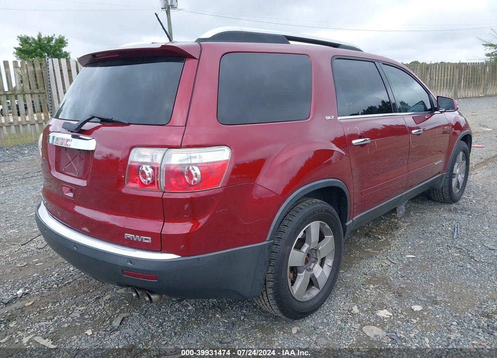 2008 GMC ACADIA SLT-2 VIN: 1GKEV33748J143285