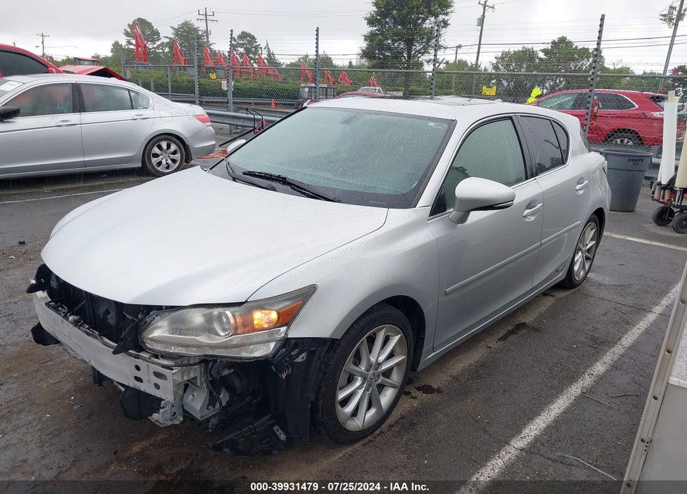 2013 LEXUS CT 200H VIN: JTHKD5BH0D2155542