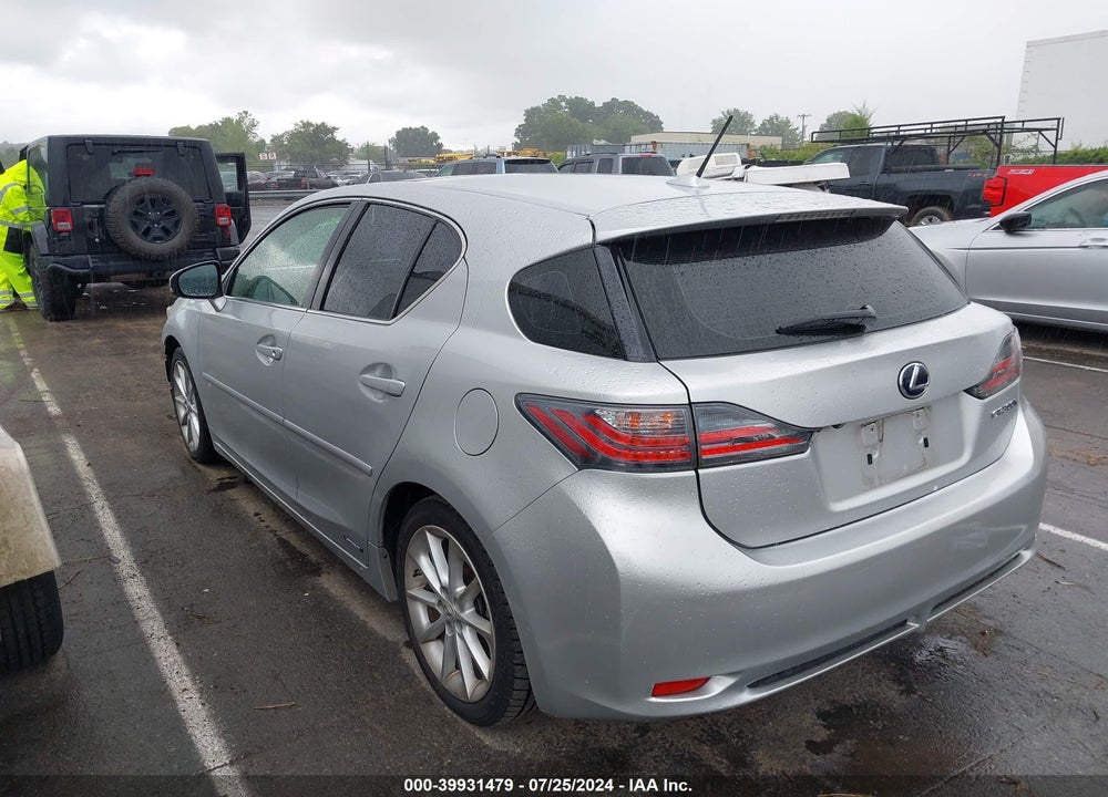 2013 LEXUS CT 200H VIN: JTHKD5BH0D2155542