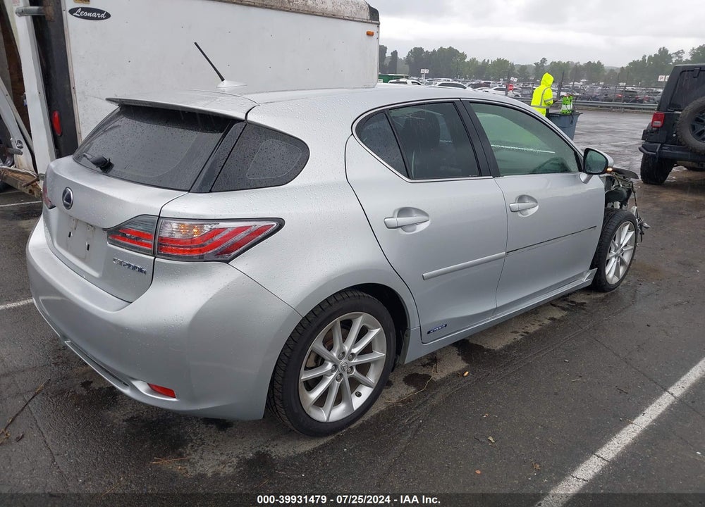 2013 LEXUS CT 200H VIN: JTHKD5BH0D2155542