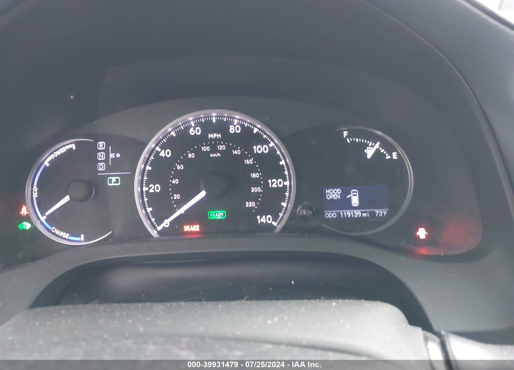 2013 LEXUS CT 200H VIN: JTHKD5BH0D2155542