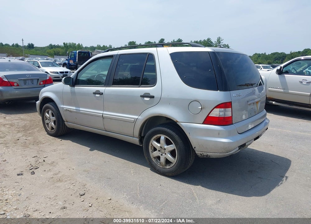2004 MERCEDES-BENZ ML 350 4MATIC VIN: 4JGAB57E04A496488