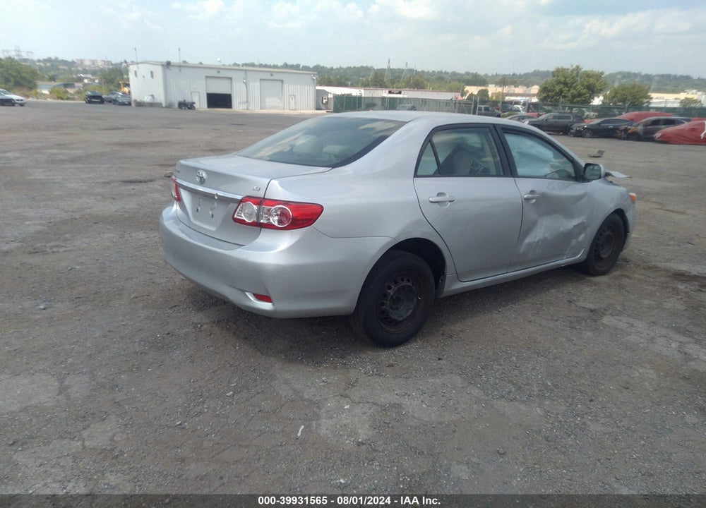 2011 TOYOTA COROLLA LE VIN: JTDBU4EE0B9167661