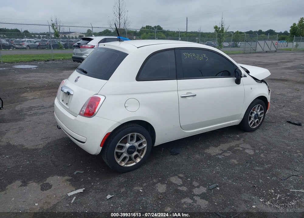 2012 FIAT 500 POP VIN: 3C3CFFAR3CT127848